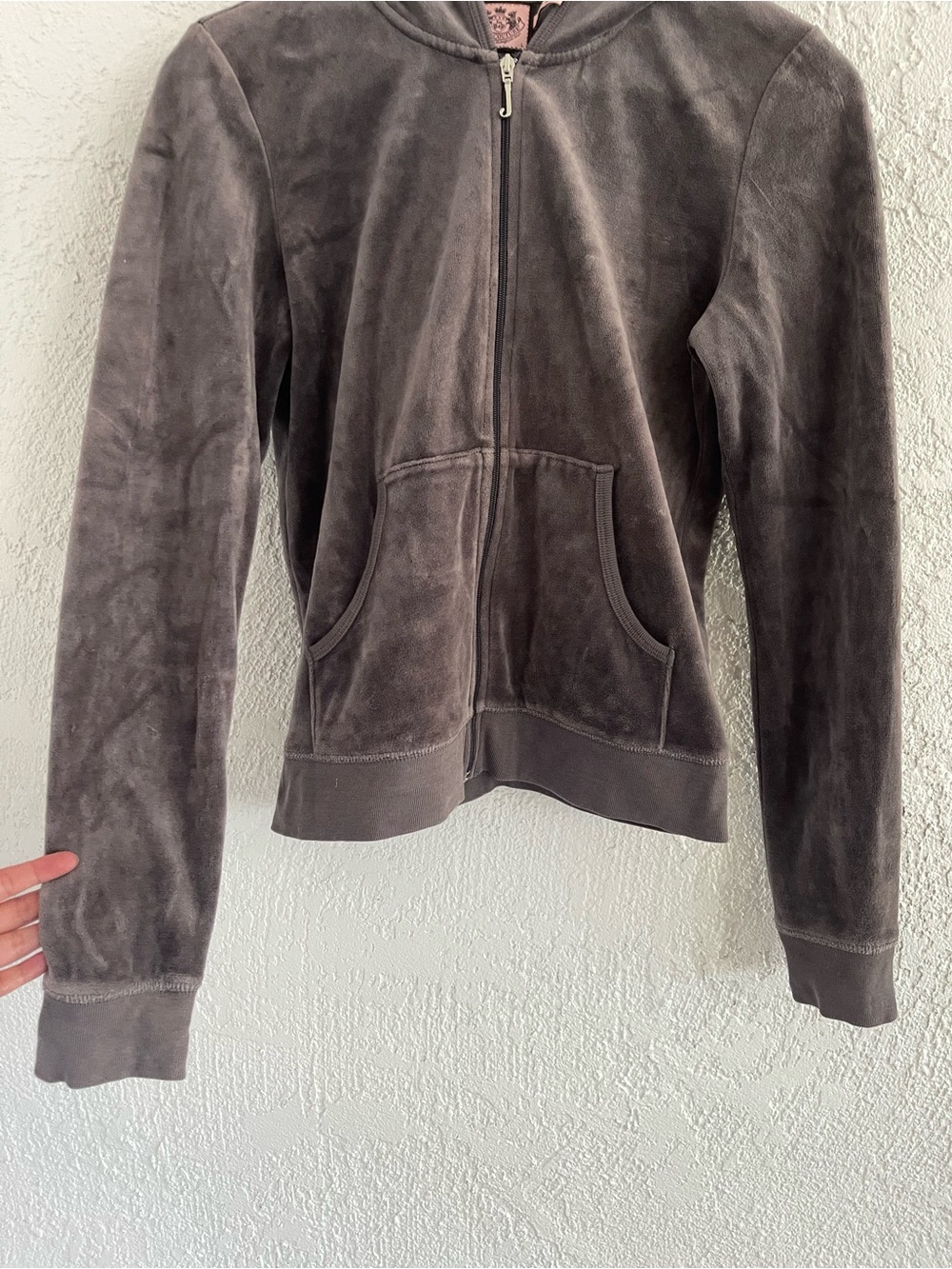 Juicy Couture Juicy Royal Grey Tracksuit Sweatpants Jacket Set - Picture 4 of 14
